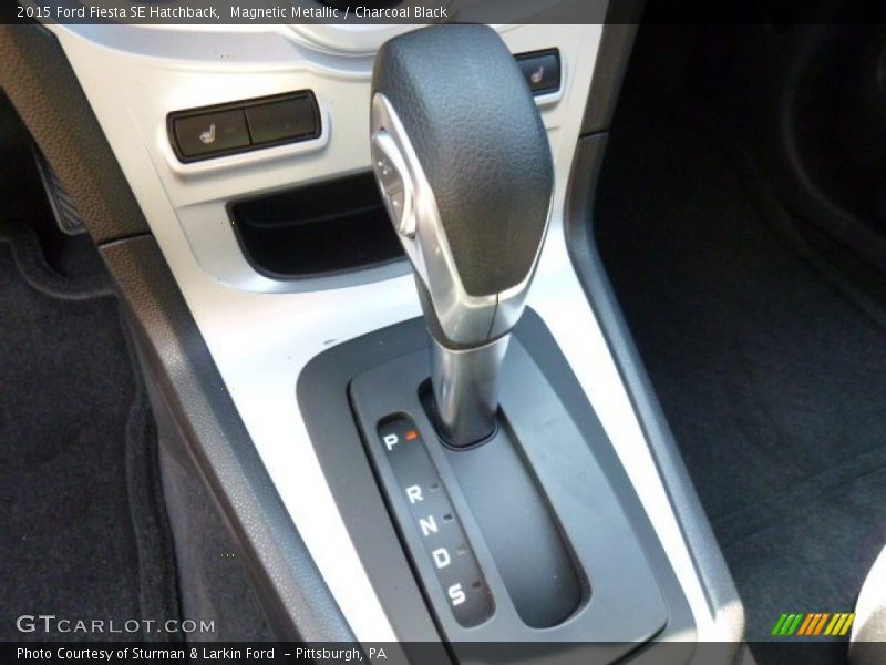 Magnetic Metallic / Charcoal Black 2015 Ford Fiesta SE Hatchback