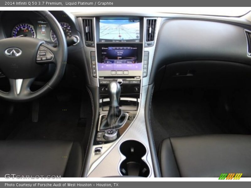 Liquid Platinum / Graphite 2014 Infiniti Q 50 3.7 Premium