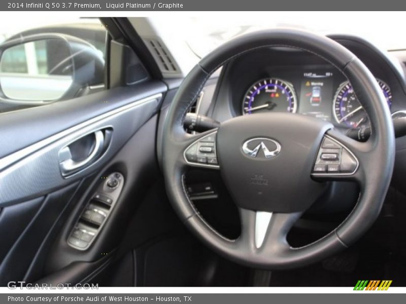 Liquid Platinum / Graphite 2014 Infiniti Q 50 3.7 Premium