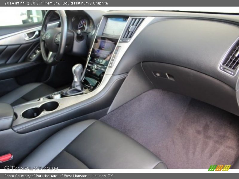 Liquid Platinum / Graphite 2014 Infiniti Q 50 3.7 Premium
