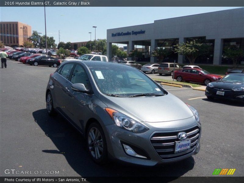 Galactic Gray / Black 2016 Hyundai Elantra GT