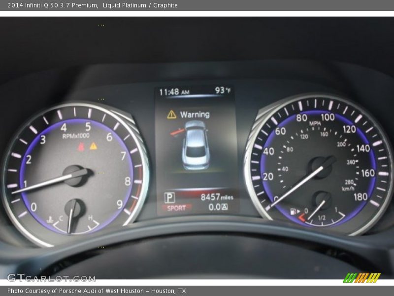Liquid Platinum / Graphite 2014 Infiniti Q 50 3.7 Premium