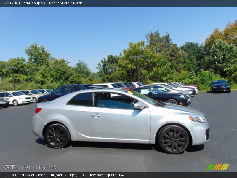 Bright Silver / Black 2012 Kia Forte Koup SX