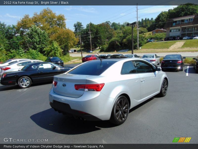 Bright Silver / Black 2012 Kia Forte Koup SX