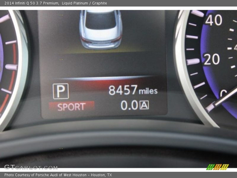 Liquid Platinum / Graphite 2014 Infiniti Q 50 3.7 Premium