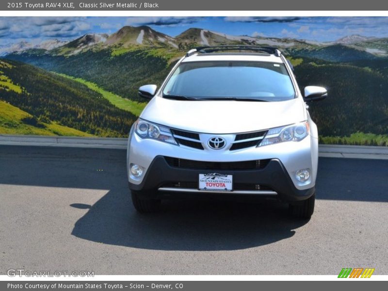 Classic Silver Metallic / Black 2015 Toyota RAV4 XLE