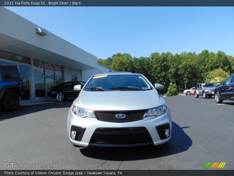 Bright Silver / Black 2012 Kia Forte Koup SX