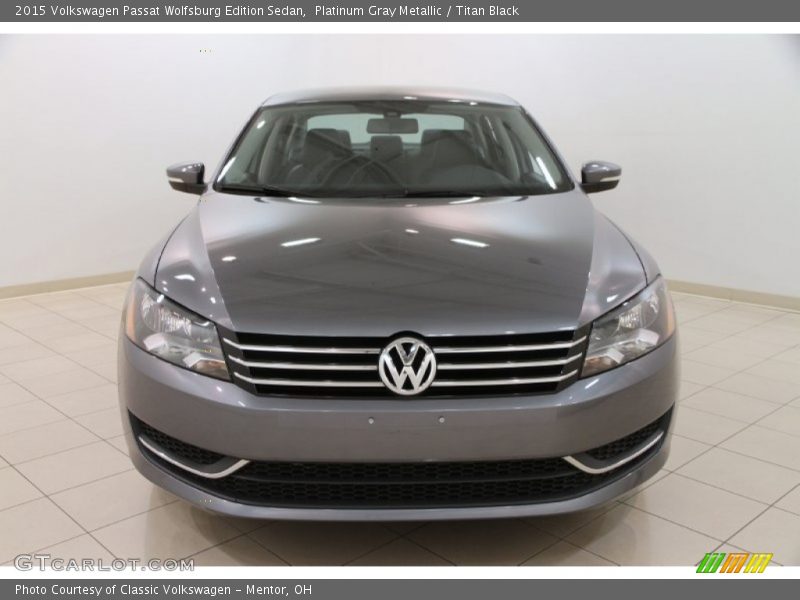 Platinum Gray Metallic / Titan Black 2015 Volkswagen Passat Wolfsburg Edition Sedan