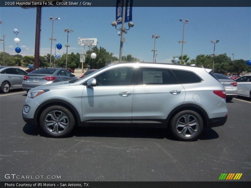 Circuit Silver / Gray 2016 Hyundai Santa Fe SE