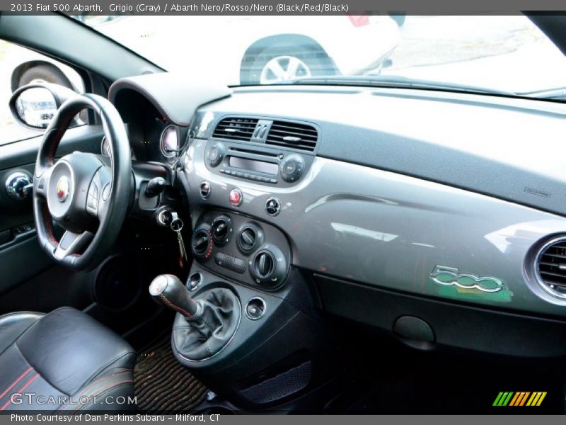 Grigio (Gray) / Abarth Nero/Rosso/Nero (Black/Red/Black) 2013 Fiat 500 Abarth