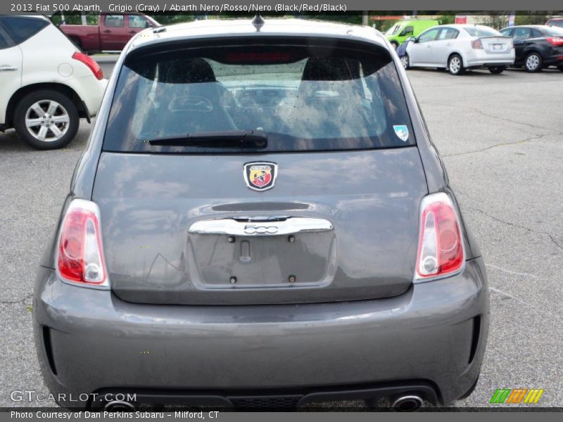 Grigio (Gray) / Abarth Nero/Rosso/Nero (Black/Red/Black) 2013 Fiat 500 Abarth