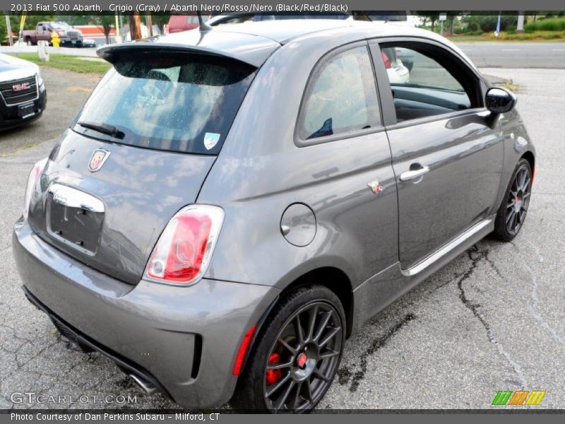 Grigio (Gray) / Abarth Nero/Rosso/Nero (Black/Red/Black) 2013 Fiat 500 Abarth