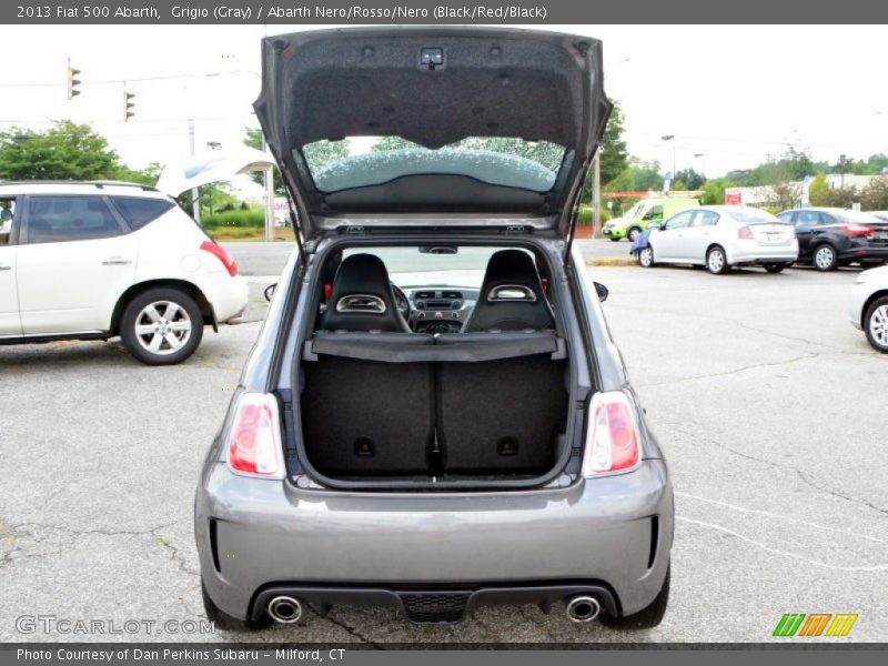 Grigio (Gray) / Abarth Nero/Rosso/Nero (Black/Red/Black) 2013 Fiat 500 Abarth