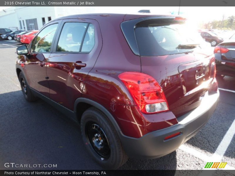 Crimson Metallic / Jet Black 2016 Chevrolet Trax LS