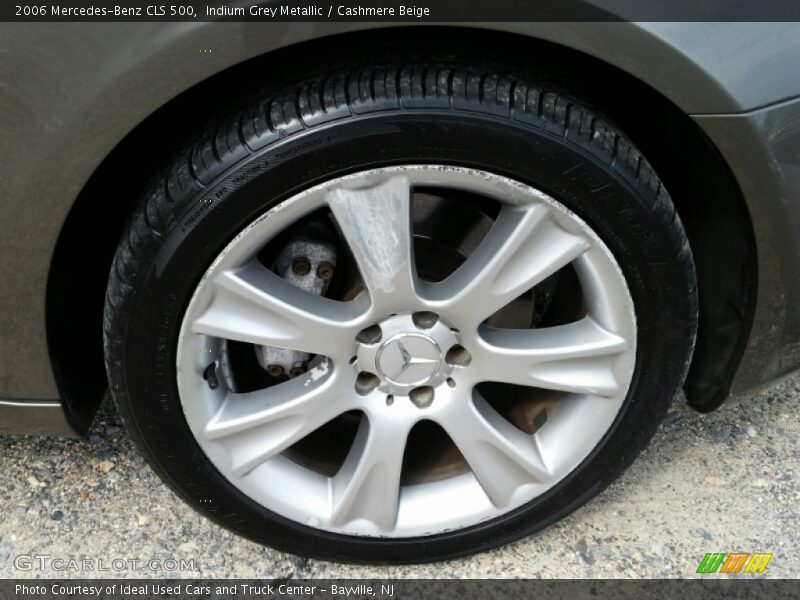 Indium Grey Metallic / Cashmere Beige 2006 Mercedes-Benz CLS 500