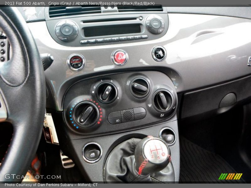 Grigio (Gray) / Abarth Nero/Rosso/Nero (Black/Red/Black) 2013 Fiat 500 Abarth