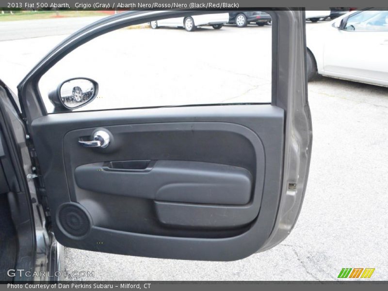 Grigio (Gray) / Abarth Nero/Rosso/Nero (Black/Red/Black) 2013 Fiat 500 Abarth