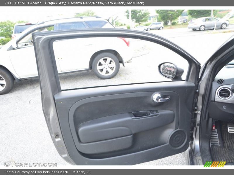 Grigio (Gray) / Abarth Nero/Rosso/Nero (Black/Red/Black) 2013 Fiat 500 Abarth