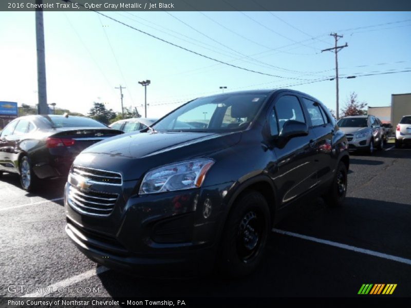 Cyber Gray Metallic / Jet Black 2016 Chevrolet Trax LS