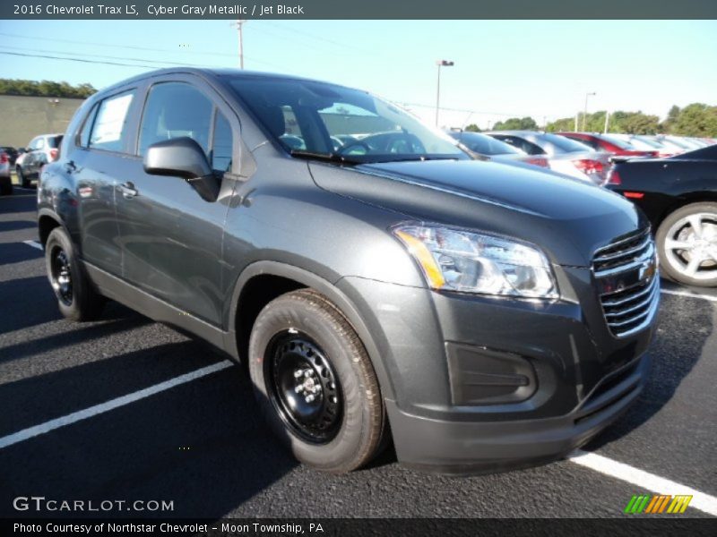 Cyber Gray Metallic / Jet Black 2016 Chevrolet Trax LS