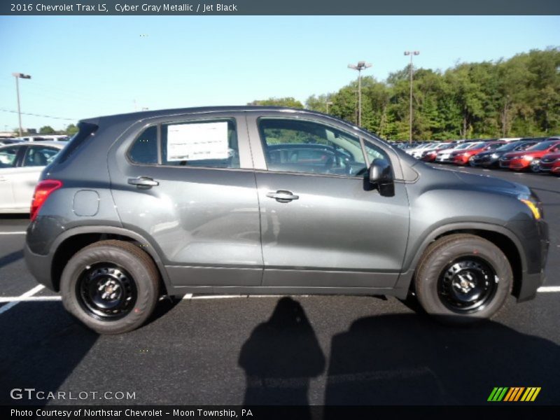 Cyber Gray Metallic / Jet Black 2016 Chevrolet Trax LS
