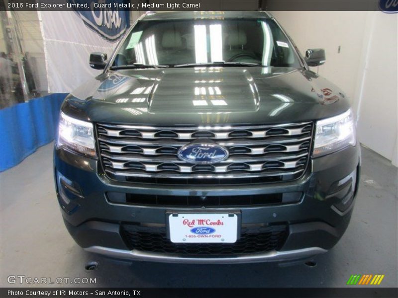 Guard Metallic / Medium Light Camel 2016 Ford Explorer Limited