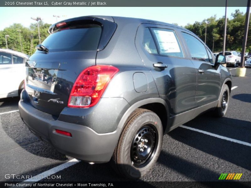 Cyber Gray Metallic / Jet Black 2016 Chevrolet Trax LS