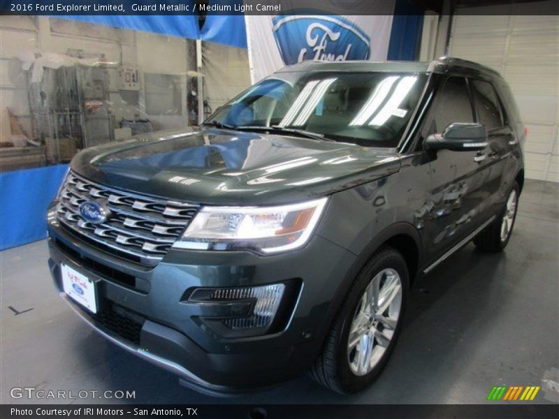 Guard Metallic / Medium Light Camel 2016 Ford Explorer Limited