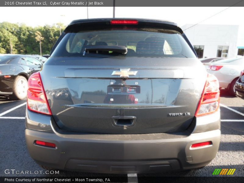 Cyber Gray Metallic / Jet Black 2016 Chevrolet Trax LS