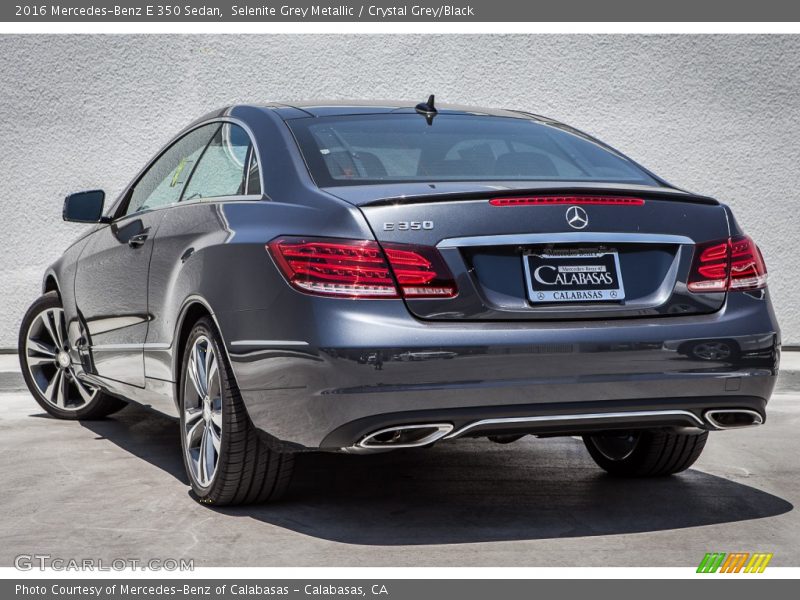 Selenite Grey Metallic / Crystal Grey/Black 2016 Mercedes-Benz E 350 Sedan