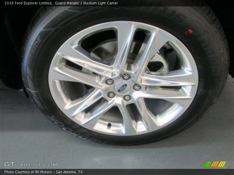 Guard Metallic / Medium Light Camel 2016 Ford Explorer Limited