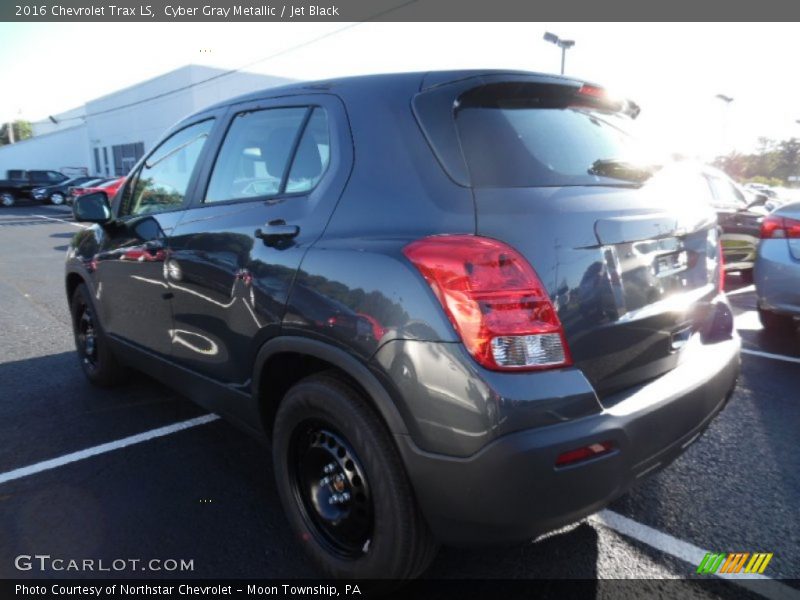 Cyber Gray Metallic / Jet Black 2016 Chevrolet Trax LS