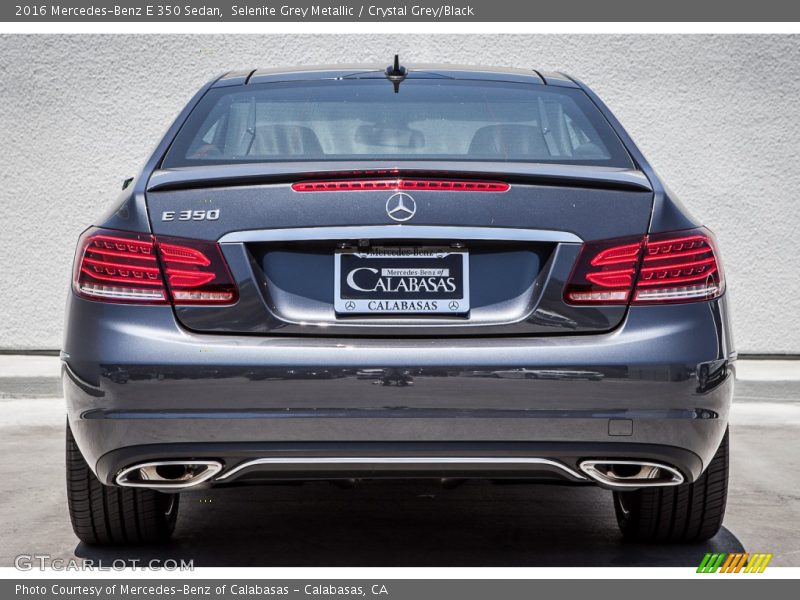 Selenite Grey Metallic / Crystal Grey/Black 2016 Mercedes-Benz E 350 Sedan
