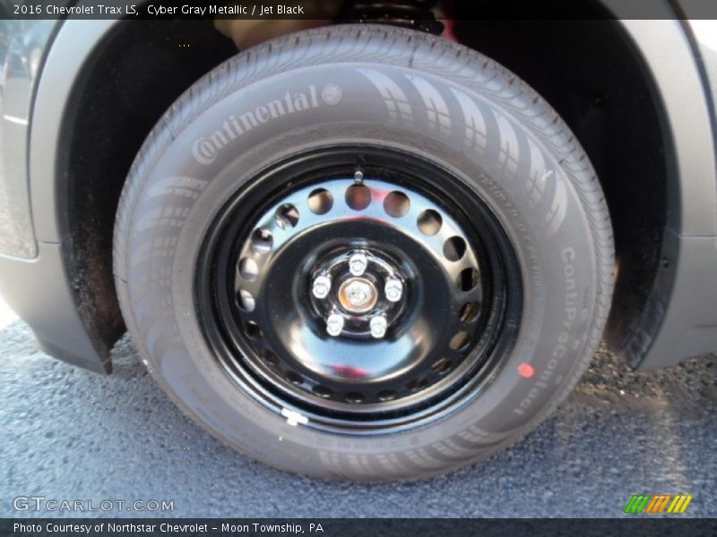 Cyber Gray Metallic / Jet Black 2016 Chevrolet Trax LS