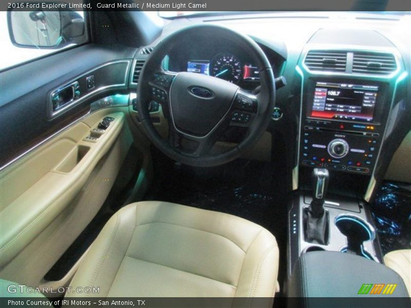 Guard Metallic / Medium Light Camel 2016 Ford Explorer Limited