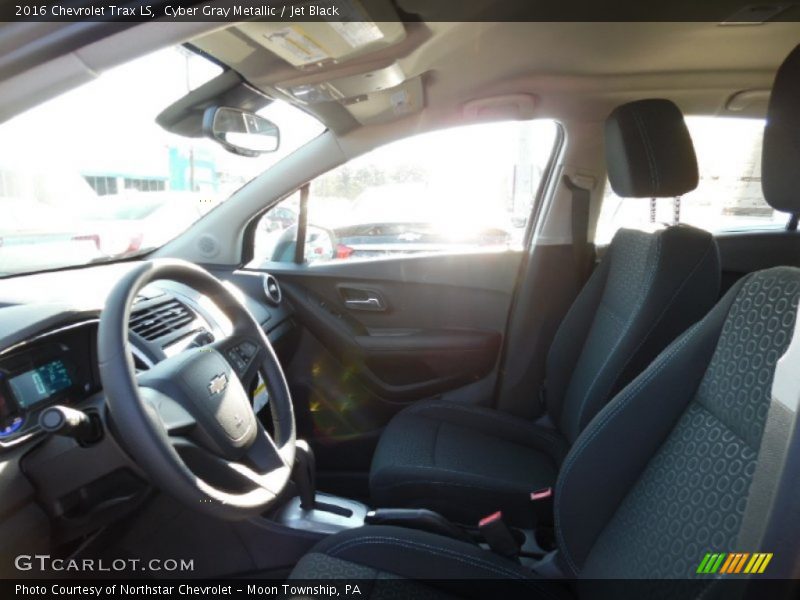 Cyber Gray Metallic / Jet Black 2016 Chevrolet Trax LS