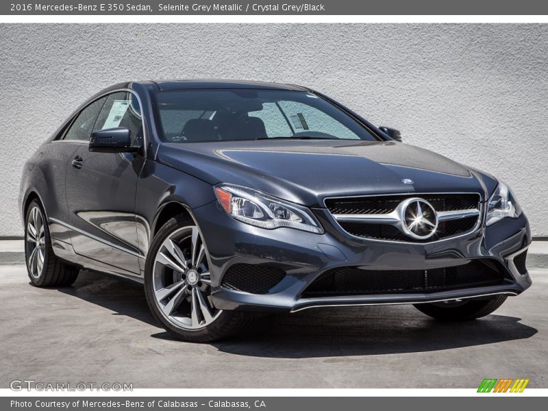 Selenite Grey Metallic / Crystal Grey/Black 2016 Mercedes-Benz E 350 Sedan