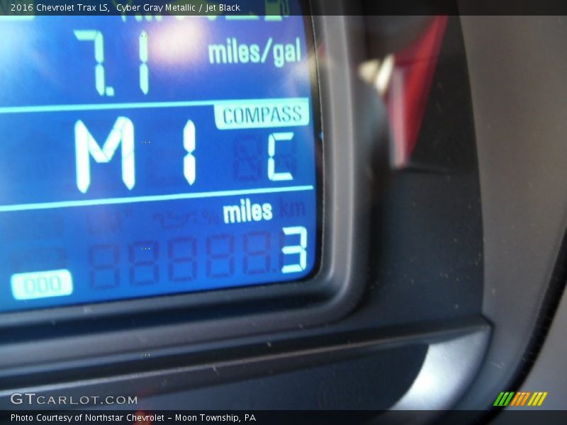 Cyber Gray Metallic / Jet Black 2016 Chevrolet Trax LS