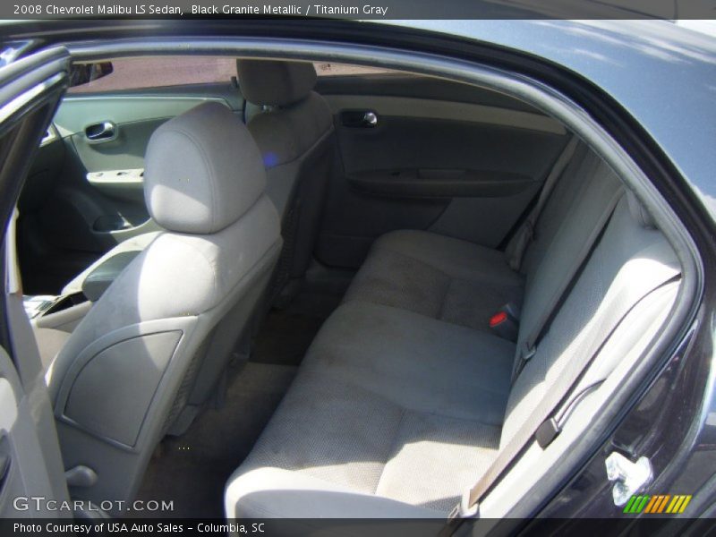 Black Granite Metallic / Titanium Gray 2008 Chevrolet Malibu LS Sedan