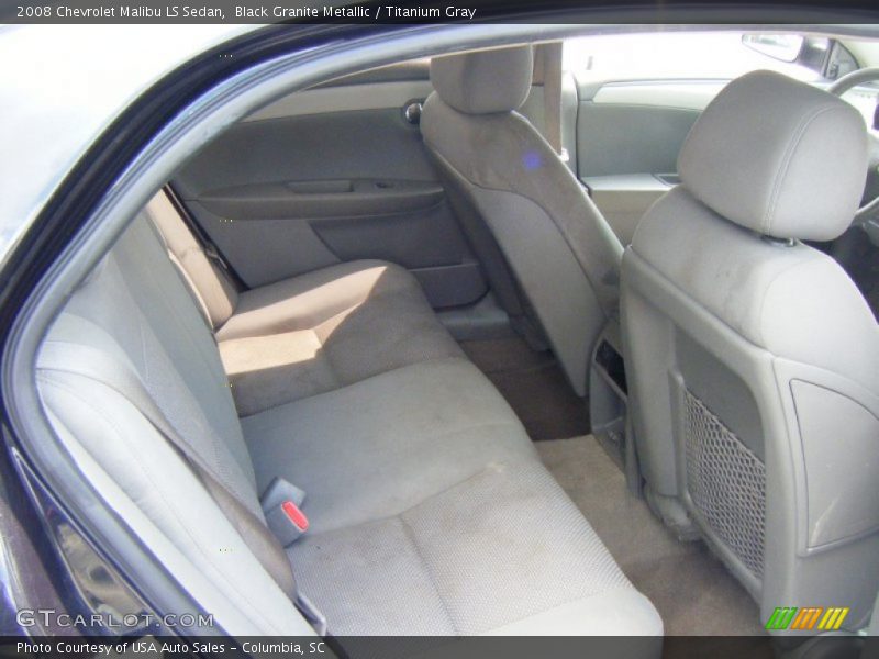 Black Granite Metallic / Titanium Gray 2008 Chevrolet Malibu LS Sedan