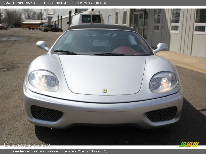Argento Nurburgring (Silver) / Black/Red 2001 Ferrari 360 Spider F1