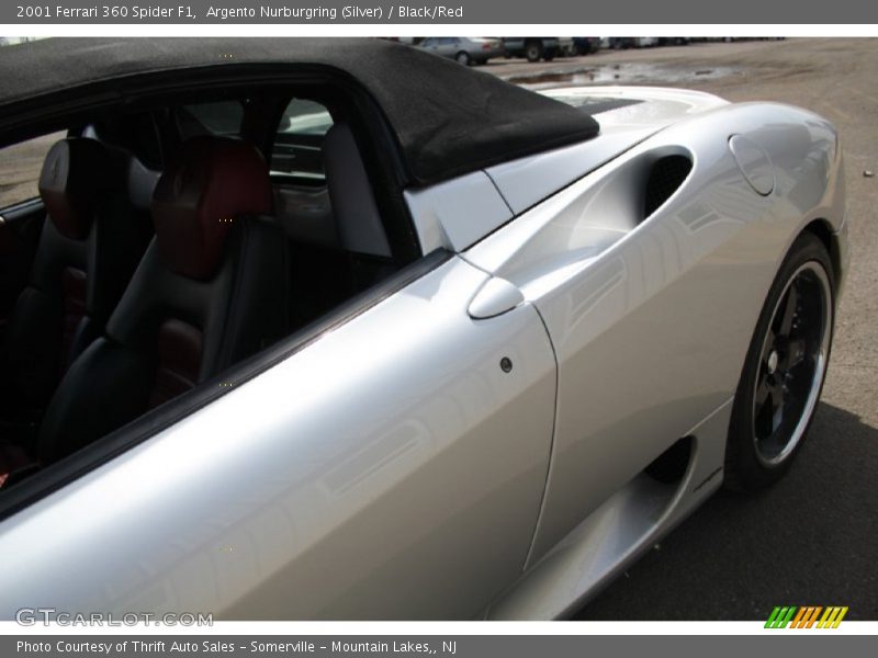 Argento Nurburgring (Silver) / Black/Red 2001 Ferrari 360 Spider F1