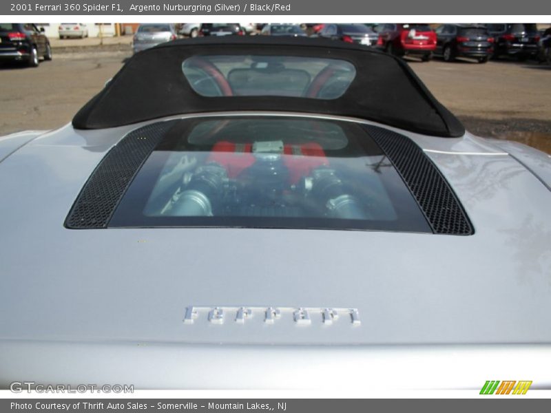 Argento Nurburgring (Silver) / Black/Red 2001 Ferrari 360 Spider F1