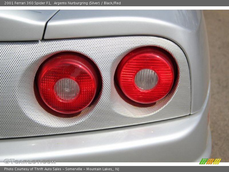 Argento Nurburgring (Silver) / Black/Red 2001 Ferrari 360 Spider F1