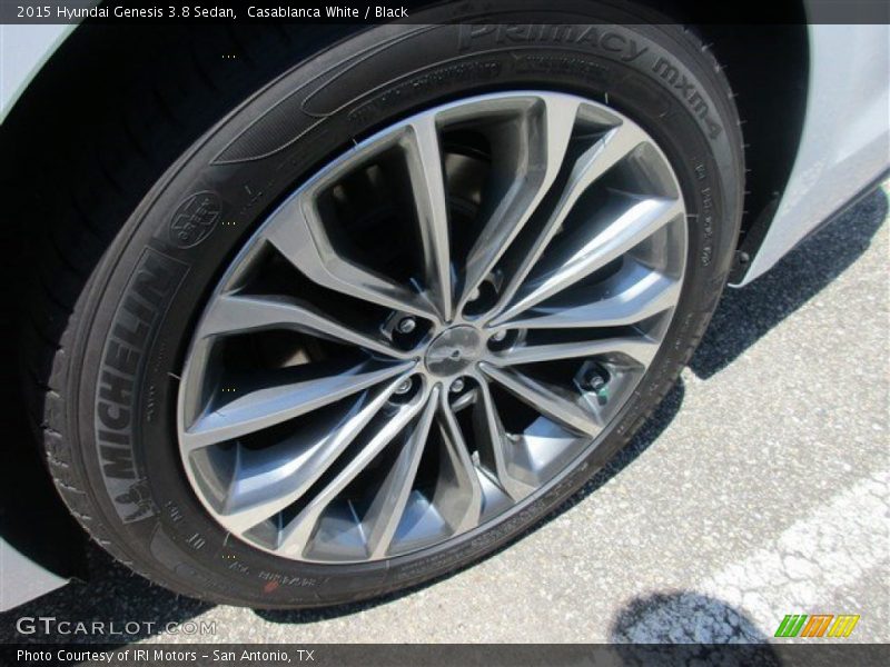 Casablanca White / Black 2015 Hyundai Genesis 3.8 Sedan
