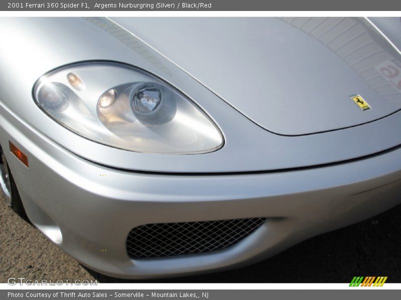 Argento Nurburgring (Silver) / Black/Red 2001 Ferrari 360 Spider F1