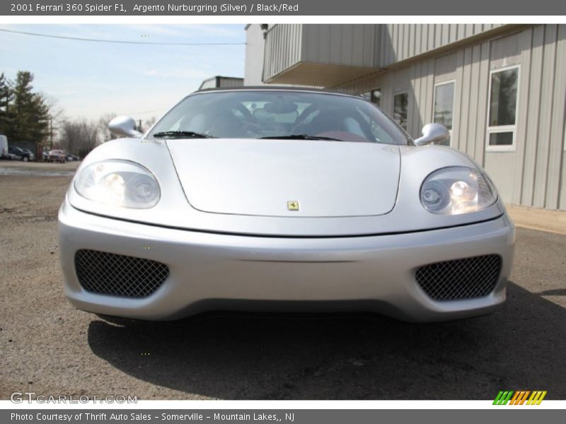 Argento Nurburgring (Silver) / Black/Red 2001 Ferrari 360 Spider F1