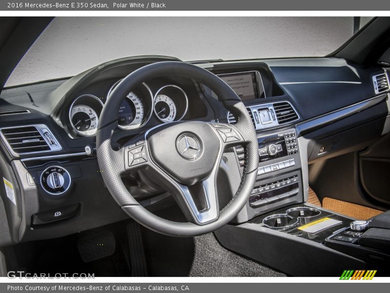 Polar White / Black 2016 Mercedes-Benz E 350 Sedan
