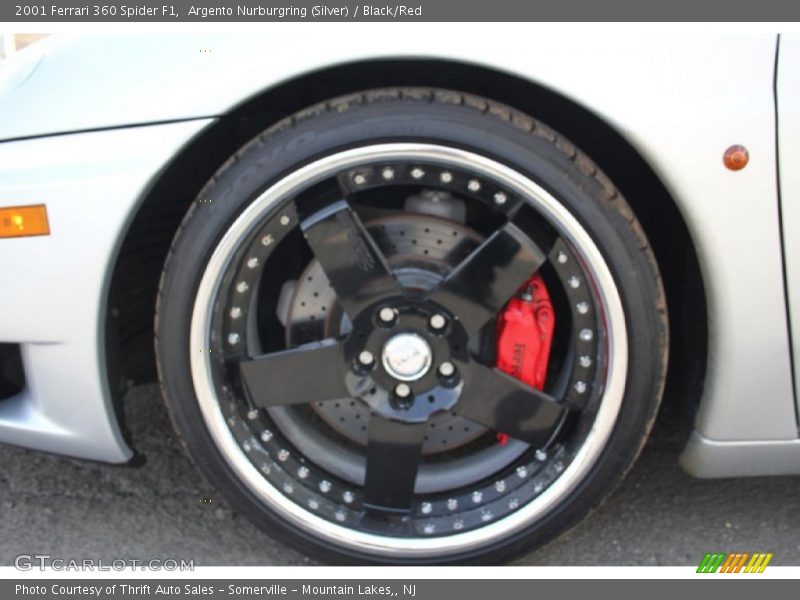 Argento Nurburgring (Silver) / Black/Red 2001 Ferrari 360 Spider F1
