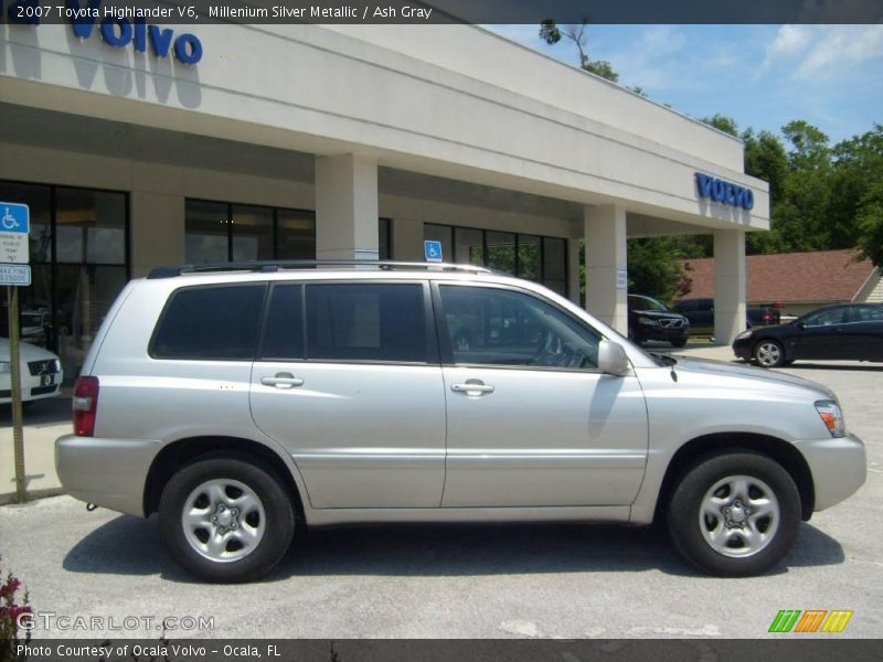 Millenium Silver Metallic / Ash Gray 2007 Toyota Highlander V6